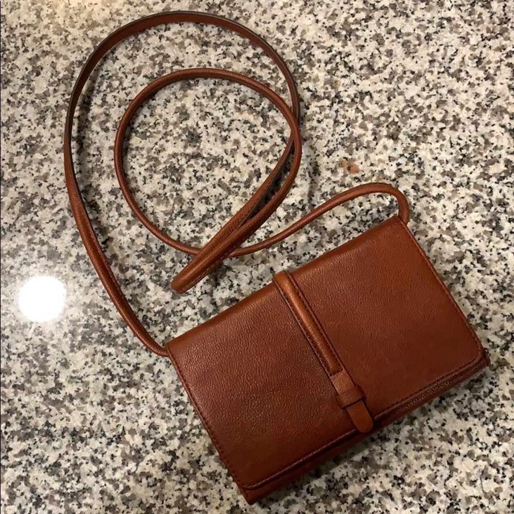 Brown Fossil Satchel - image 1
